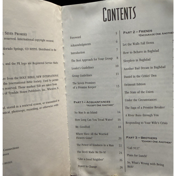 Applying the Seven Promises by Ron Ralston, David Sunde and Bob Horner 1996 - Picture 10 of 10